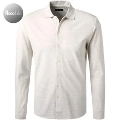 Marc O'Polo Hemd 221 2047 55024/924 Jersey-Piqué, Beige meliert