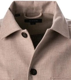 ETON Overshirt 1000/02675/32 Baumwolle, Sand meliert, Sand -hemdenverkauf 384512 norm2