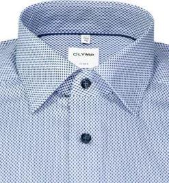 OLYMP Luxor Comfort Fit 1048/14/19 Hemd, Baumwolle, Royal gemustert, Royal -hemdenverkauf 384519 norm2