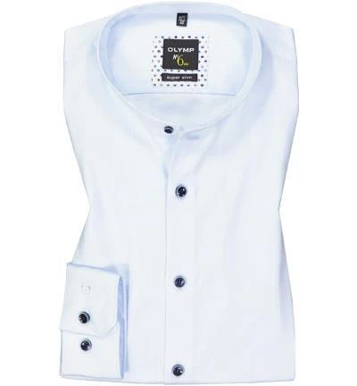 OLYMP No. Six Super Slim 2560/14/11 Hemd, Super Slim Fit, Baumwolle, Bleu gestreift, Bleu 2 OLYMP No. Six Super Slim 2560/14/11 Hemd, Super Slim Fit, Baumwolle, Bleu gestreift, Bleu – Bild 2