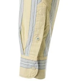 Pepe Jeans Hemd Porter PM307456/022 Regular Fit, Baumwolle, Gelb gestreift, Gelb -hemdenverkauf 384550 norm3