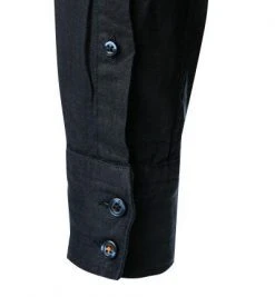 BOSS Hemd Relegant 50467317/404 Regular Fit, Reines Leinen, Dunkelblau -hemdenverkauf 384640 norm4