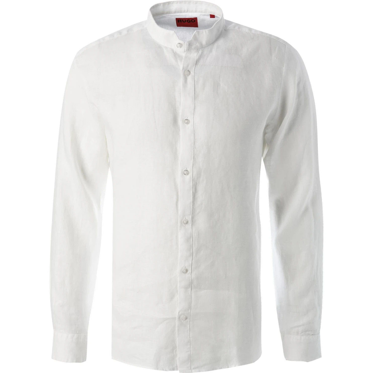 HUGO Hemd Elvorini 50450761/199 Extra Slim Fit, Reines Leinen, Weiß 1 HUGO Hemd Elvorini 50450761/199 Extra Slim Fit, Reines Leinen, Weiß