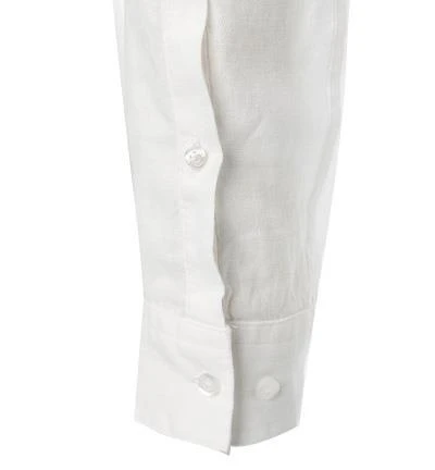 HUGO Hemd Elvorini 50450761/199 Extra Slim Fit, Reines Leinen, Weiß 4 HUGO Hemd Elvorini 50450761/199 Extra Slim Fit, Reines Leinen, Weiß – Bild 4