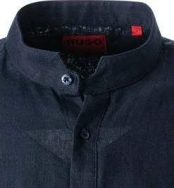 HUGO Hemd Elvorini 50450761/405 Extra Slim Fit, Reines Leinen, Dunkelblau 7 HUGO Hemd Elvorini 50450761/405 Extra Slim Fit, Reines Leinen, Dunkelblau -hemdenverkauf 384643 norm2