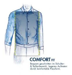 OLYMP Luxor Comfort Fit 1142/14/35 Hemd, Baumwolle, Hellrot, Rot -hemdenverkauf 384727 norm3