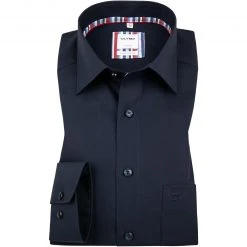 OLYMP Luxor Comfort Fit 1134/14/08 Hemd, Baumwolle, Dunkelblau, Kobalt