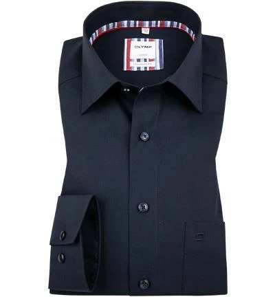 OLYMP Luxor Comfort Fit 1134/14/08 Hemd, Baumwolle, Dunkelblau, Kobalt 2 OLYMP Luxor Comfort Fit 1134/14/08 Hemd, Baumwolle, Dunkelblau, Kobalt – Bild 2