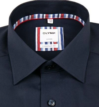 OLYMP Luxor Comfort Fit 1134/14/08 Hemd, Baumwolle, Dunkelblau, Kobalt 3 OLYMP Luxor Comfort Fit 1134/14/08 Hemd, Baumwolle, Dunkelblau, Kobalt – Bild 3