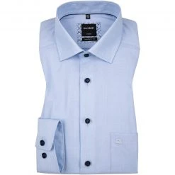 OLYMP Luxor Modern Fit 69EL 1342/19/11 Hemd, Baumwolle, Extra langer Arm, Hellblau, Bleu
