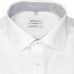 Seidensticker Hemd 653480/01 Slim Fit, Baumwolle, Weiß -hemdenverkauf 384897 norm2
