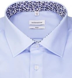 Seidensticker Hemd 653480/14 Slim Fit, Baumwolle, Hellblau -hemdenverkauf 384898 norm2