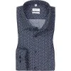 Seidensticker Hemd 653460/19 Slim Fit, Baumwolle, Dunkelblau-weiß gemustert, Dunkelblau