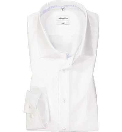 Seidensticker Hemd 653760/01 Slim Fit, Baumwolle, Weiß 2 Seidensticker Hemd 653760/01 Slim Fit, Baumwolle, Weiß – Bild 2