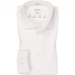 Seidensticker Hemd 250400/01 Shaped Fit, Mikrofaser Thermoregulation, Weiß