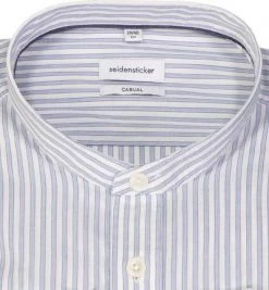 Seidensticker Hemd 153120/13 Baumwolle, Blau-weiß gestreift, Blau-weiß -hemdenverkauf 384907 norm2