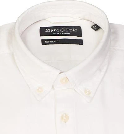 Marc O'Polo Hemd M21 7242 42414/100 Regular Fit, Baumwolle, Weiß 3 Marc O'Polo Hemd M21 7242 42414/100 Regular Fit, Baumwolle, Weiß – Bild 3