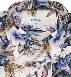 ETON Hemd 1000/03198/75 Slim Fit, Twill, Multicolor gemustert, Multicolour -hemdenverkauf 385040 norm2