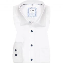 OLYMP Luxor Comfort Fit 1142/14/00 Hemd, Baumwolle, Weiß