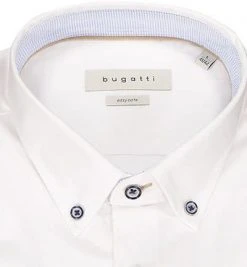 bugatti Hemd 9350/18500/10 Modern Fit, Twill, Weiß -hemdenverkauf 385144 norm2
