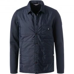 BOSS Overshirt Lando 50468978/404 Baumwolle, Dunkelblau