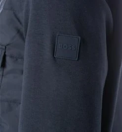 BOSS Overshirt Lando 50468978/404 Baumwolle, Dunkelblau -hemdenverkauf 385217 norm5