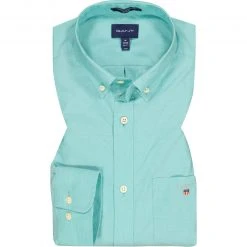 hemdenverkauf 38 Gant Hemd B.D. 3046400/347 Regular Fit, Popeline, Seegrün