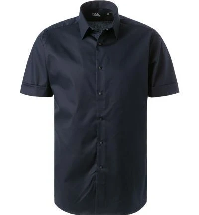 KARL LAGERFELD Hemd 605500/61/521699/690 Kurzarmhemd, Baumwolle, Nachtblau 2 KARL LAGERFELD Hemd 605500/61/521699/690 Kurzarmhemd, Baumwolle, Nachtblau – Bild 2