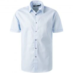 KARL LAGERFELD Hemd 605500/61/521699/620 Kurzarmhemd, Baumwolle, Hellblau