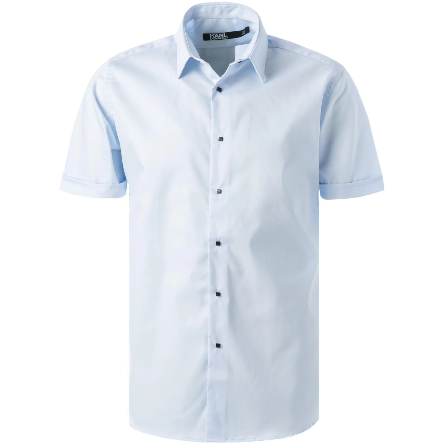 KARL LAGERFELD Hemd 605500/61/521699/620 Kurzarmhemd, Baumwolle, Hellblau 1 KARL LAGERFELD Hemd 605500/61/521699/620 Kurzarmhemd, Baumwolle, Hellblau