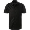 KARL LAGERFELD Hemd 605500/61/521699/990 Kurzarmhemd, Baumwolle, Schwarz
