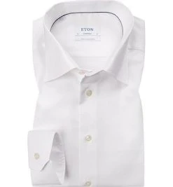ETON Contemporary Fit EL 3000/79313/00 Hemd, Baumwolle, Extra langer Arm, Weiß, Weiss