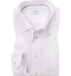ETON Contemporary Fit 3000/79311/00 Hemd, Twill, Weiß