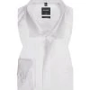 OLYMP Hemd Luxor Modern Fit EL 0300/72/00 Popeline, Extra langer Arm, Weiß