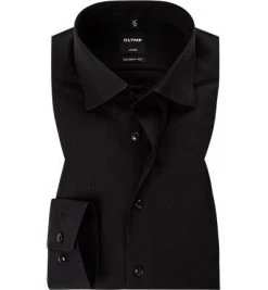 OLYMP Hemd Luxor Modern Fit 6350/64/68 Popeline, Schwarz