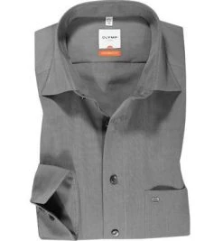 OLYMP Hemd Luxor Modern Fit 0302/64/60 Fil à Fil, Mittelgrau