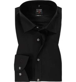 OLYMP Hemd Level Five Body Fit 6090/64/68 Popeline, Schwarz