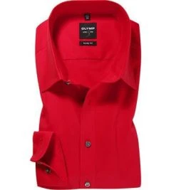 OLYMP Hemd Level Five Body Fit 6090/64/35 Popeline, Rot