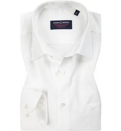 CasaModa Comfort Fit Kent EL 006052/62 Hemd, Popeline, Extra langer Arm, Wollweiß , Ecru -hemdenverkauf 72564 norm