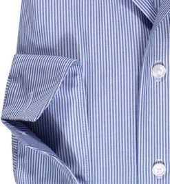 OLYMP Hemd Luxor Modern Fit 0326/64/15 Popeline, Blau-weiß gestreift, Blau -hemdenverkauf 75608 norm3
