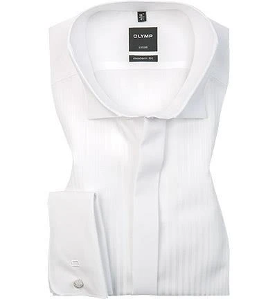 OLYMP Hemd Luxor Modern Fit 0399/65/00 Baumwolle, Weiß 1 OLYMP Hemd Luxor Modern Fit 0399/65/00 Baumwolle, Weiß