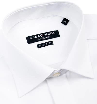 CasaModa Evening Kent UMA 005335/0 Hemd, Comfort Fit, Popeline, Weiß 2 CasaModa Evening Kent UMA 005335/0 Hemd, Comfort Fit, Popeline, Weiß – Bild 2