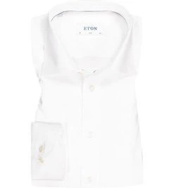 ETON Slim Fit Kent 3000/79511/00 Hemd, Popeline, Weiß