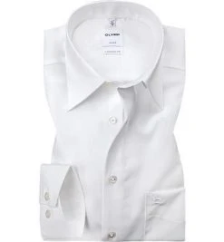 OLYMP Hemd Luxor Comfort Fit 0258/64/00 Popeline, Weiß