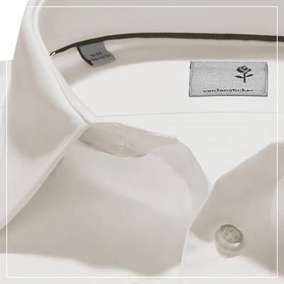 Seidensticker Hemd 021000/21 Tailored Fit, Popeline, Ecru 1 Seidensticker Hemd 021000/21 Tailored Fit, Popeline, Ecru