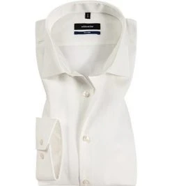 Seidensticker Hemd 021000/21 Tailored Fit, Popeline, Ecru 7 Seidensticker Hemd 021000/21 Tailored Fit, Popeline, Ecru -hemdenverkauf 85259 norm