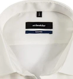 Seidensticker Hemd 021000/21 Tailored Fit, Popeline, Ecru 8 Seidensticker Hemd 021000/21 Tailored Fit, Popeline, Ecru -hemdenverkauf 85259 norm2