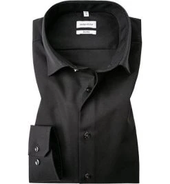 Seidensticker Hemd 021000/84 Shaped Fit, Popeline, Schwarz -hemdenverkauf 85261 norm