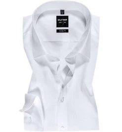 OLYMP Hemd Level Five Body Fit 7060/64/00 Popeline, Weiß