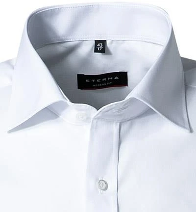 ETERNA modern fit 1/2 Arm Kent 1100/C187/00 Kurzarmhemd, Popeline, Weiß 2 ETERNA modern fit 1/2 Arm Kent 1100/C187/00 Kurzarmhemd, Popeline, Weiß – Bild 2